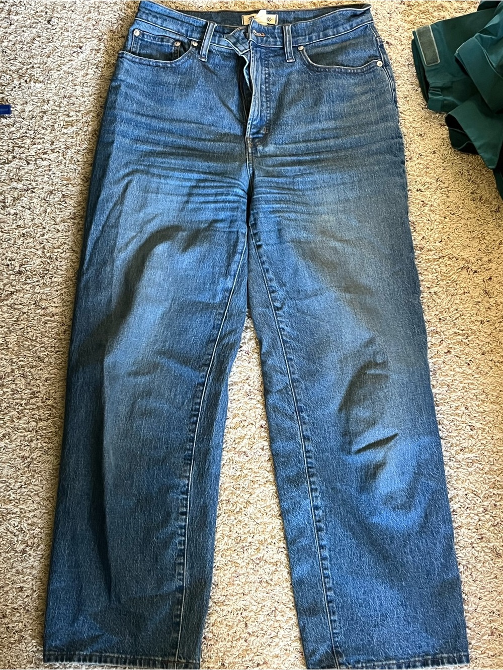 Madewell High Rise Cropped Wide Leg Jeans